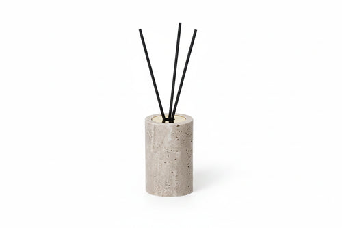 Gray Travertine Reed Diffuser – Luxury Bathroom & Home Decor